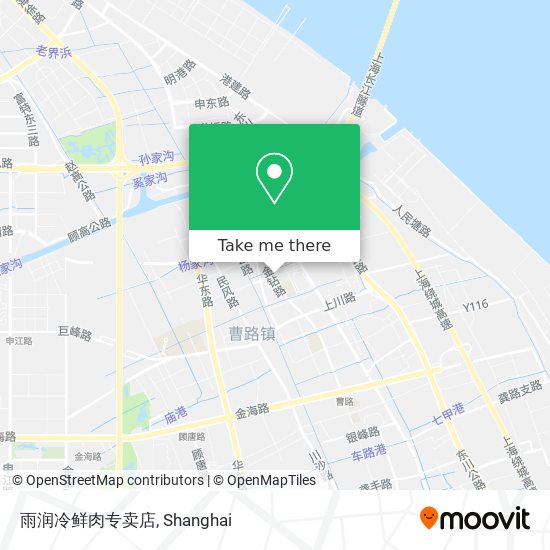 雨润冷鲜肉专卖店 map