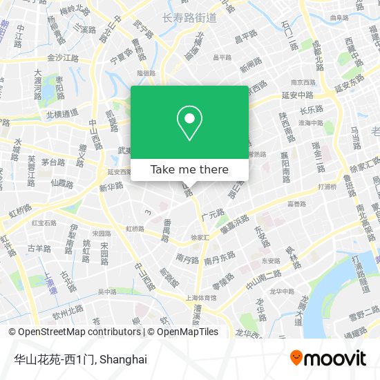 华山花苑-西1门 map