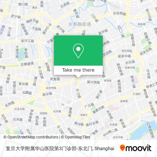 复旦大学附属华山医院第3门诊部-东北门 map