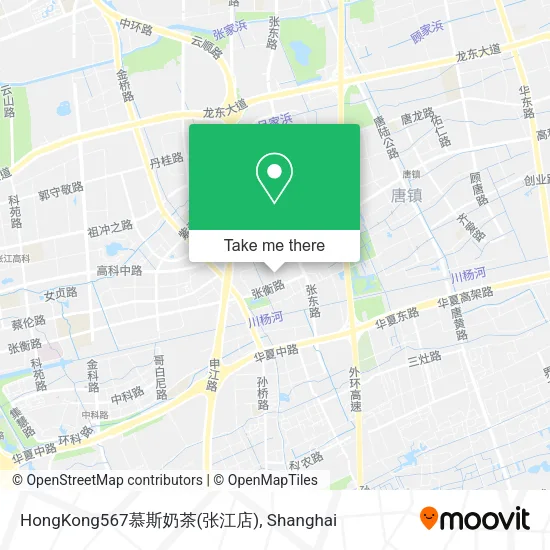 HongKong567慕斯奶茶(张江店) map