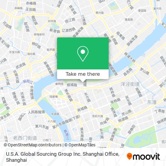 U.S.A. Global Sourcing Group Inc. Shanghai Office map