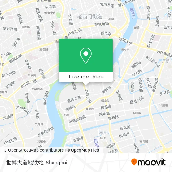 世博大道地铁站 map