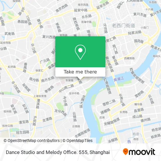 Dance Studio and Melody Office. 555 map