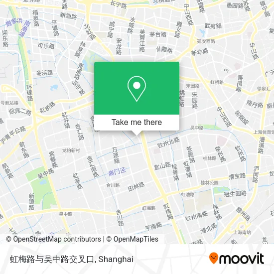 虹梅路与吴中路交叉口 map