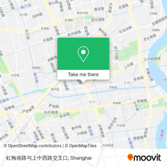 虹梅南路与上中西路交叉口 map