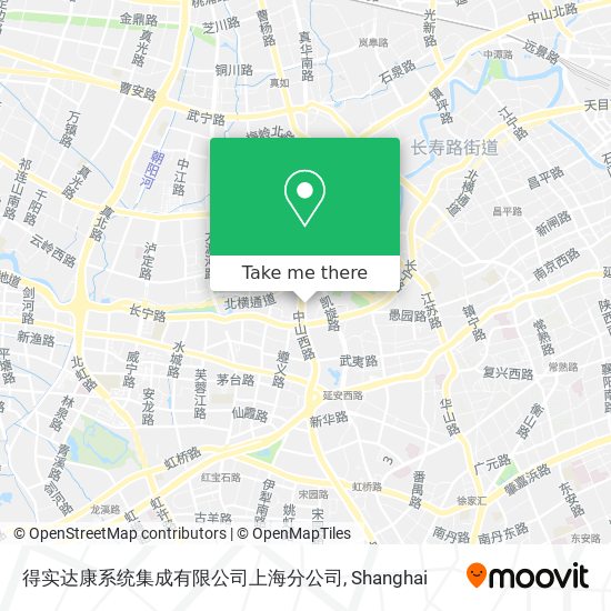 得实达康系统集成有限公司上海分公司 map