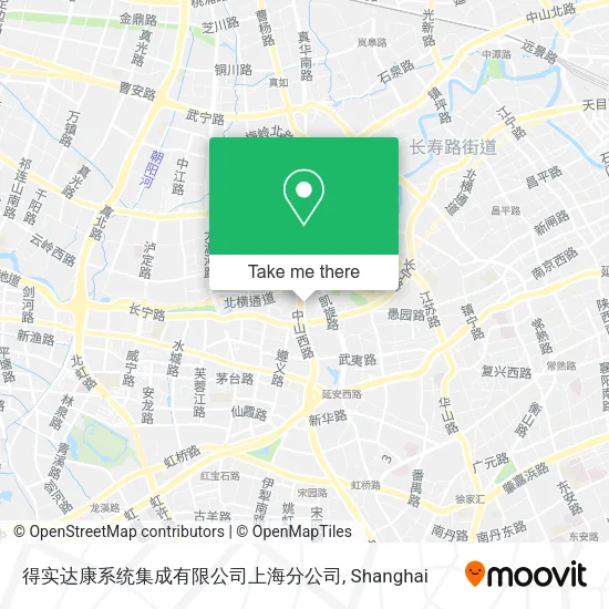 得实达康系统集成有限公司上海分公司 map