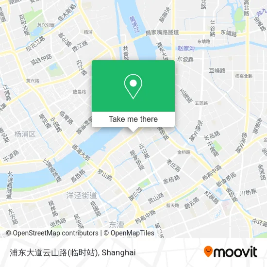 浦东大道云山路(临时站) map