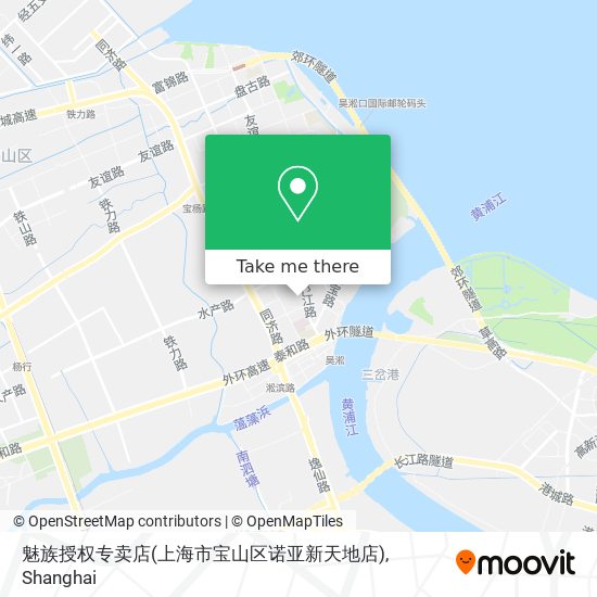 魅族授权专卖店(上海市宝山区诺亚新天地店) map