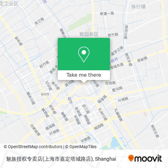 魅族授权专卖店(上海市嘉定塔城路店) map