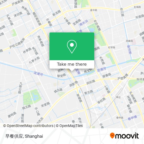 早餐供应 map