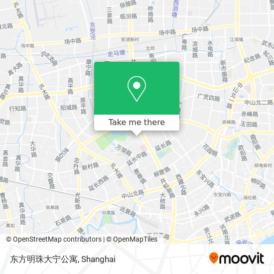 东方明珠大宁公寓 map