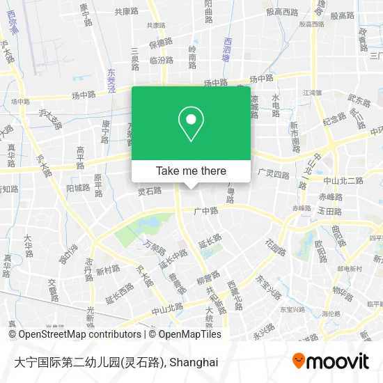 大宁国际第二幼儿园(灵石路) map