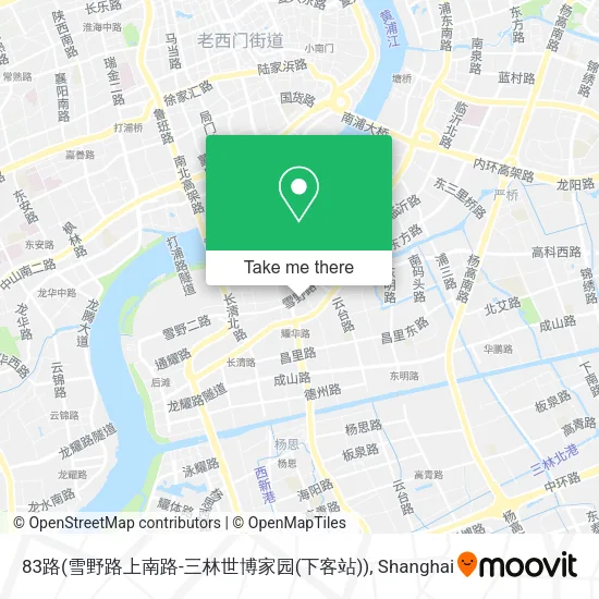 83路(雪野路上南路-三林世博家园(下客站)) map