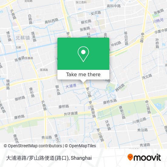 大浦港路/罗山路便道(路口) map