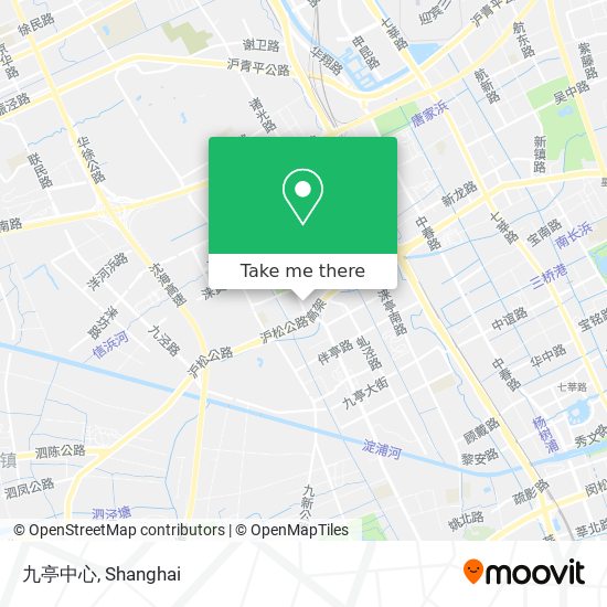 九亭中心 map
