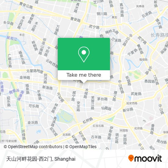 天山河畔花园-西2门 map