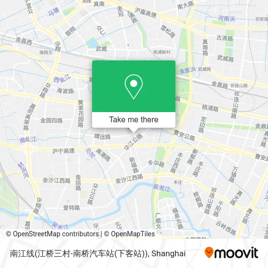 南江线(江桥三村-南桥汽车站(下客站)) map
