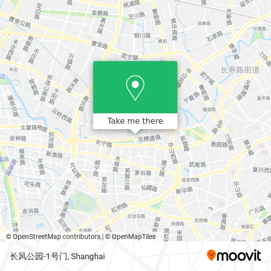长风公园-1号门 map