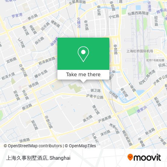 上海久事别墅酒店 map