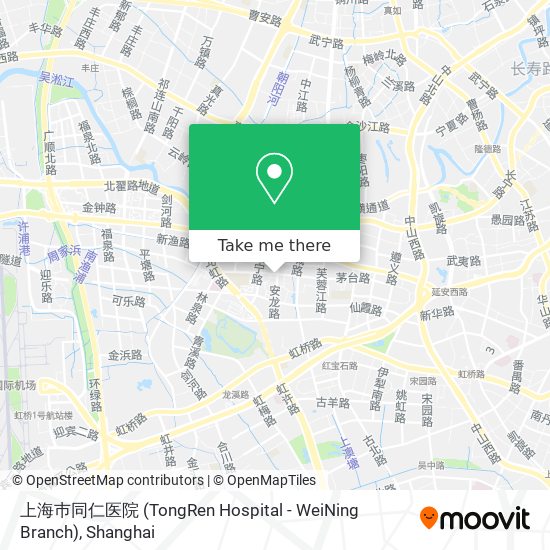 上海巿同仁医院 (TongRen Hospital - WeiNing Branch) map