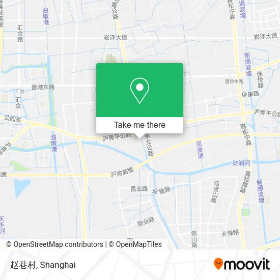赵巷村 map