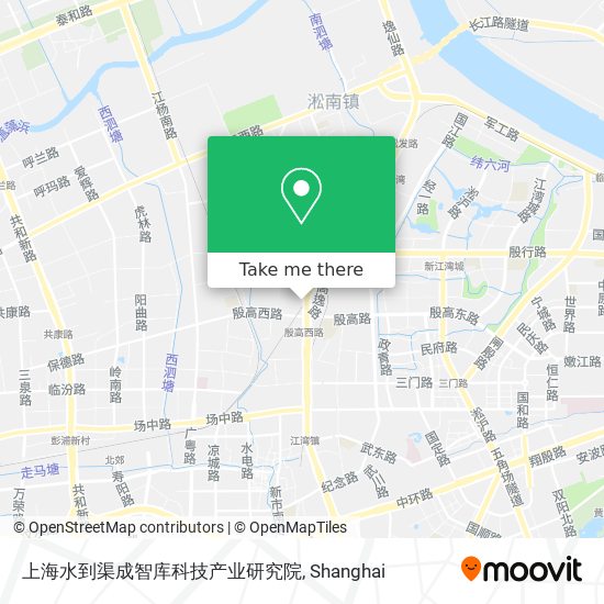 上海水到渠成智库科技产业研究院 map