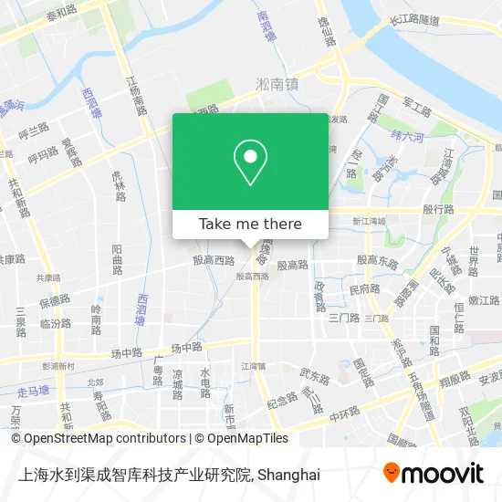 上海水到渠成智库科技产业研究院 map