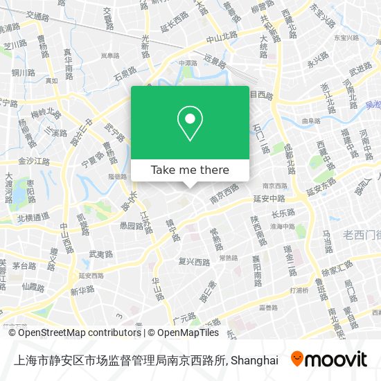 上海市静安区市场监督管理局南京西路所 map