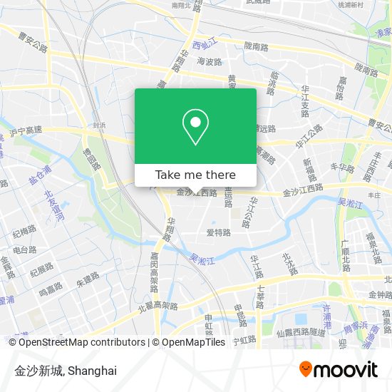 金沙新城 map