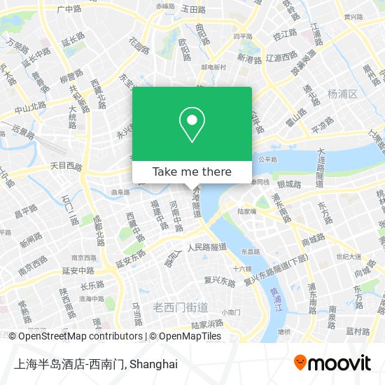上海半岛酒店-西南门 map