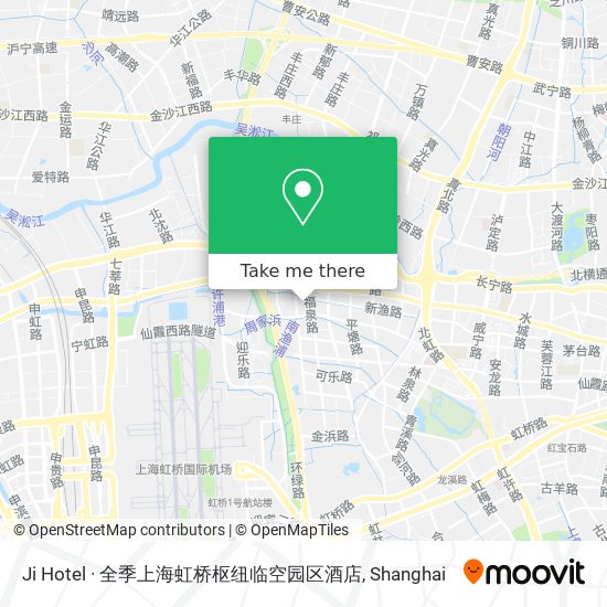 Ji Hotel · 全季上海虹桥枢纽临空园区酒店 map