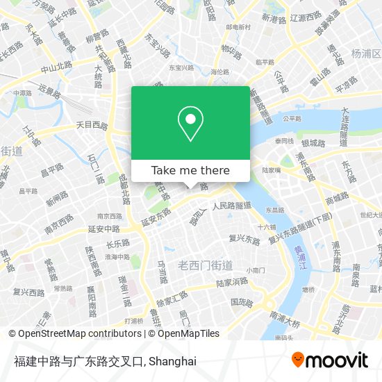 福建中路与广东路交叉口 map