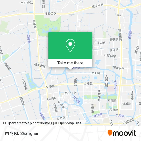 白枣园 map