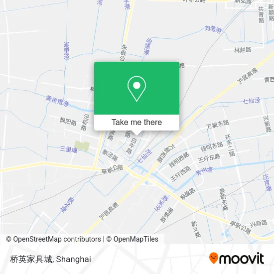 桥英家具城 map
