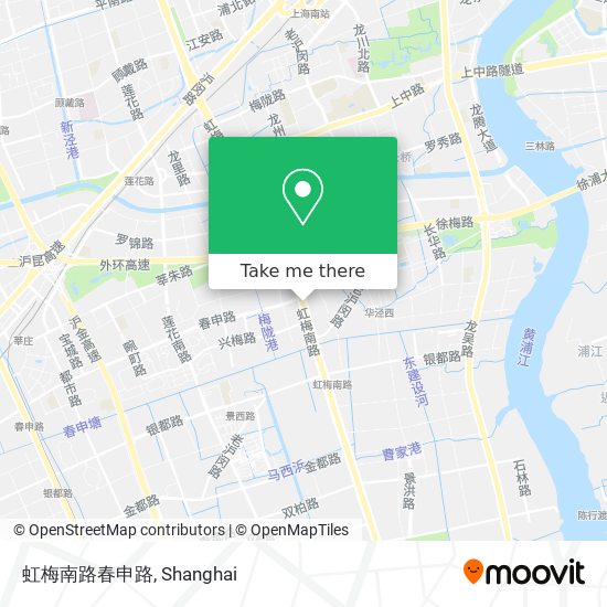 虹梅南路春申路 map