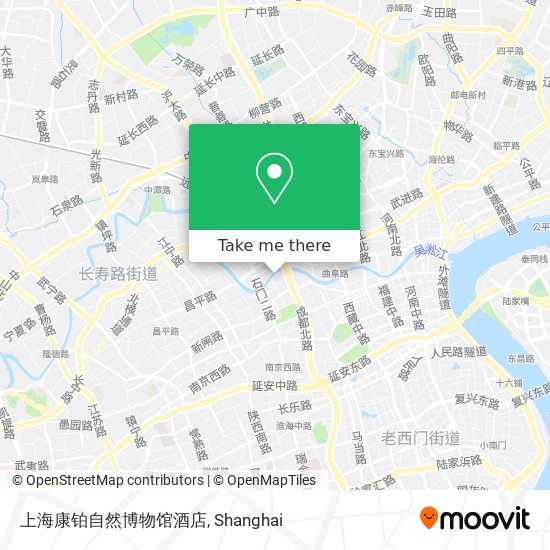 上海康铂自然博物馆酒店 map