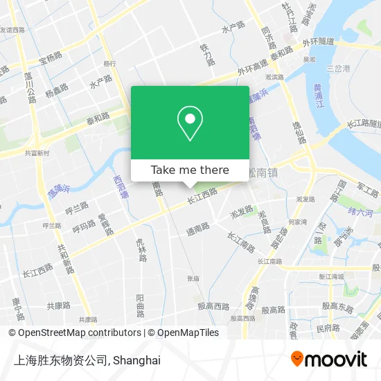 上海胜东物资公司 map