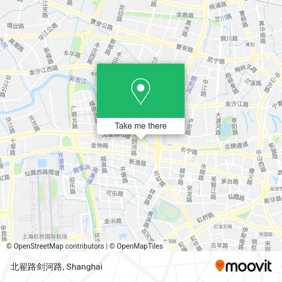 北翟路剑河路 map