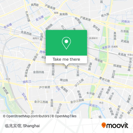 临兆宾馆 map