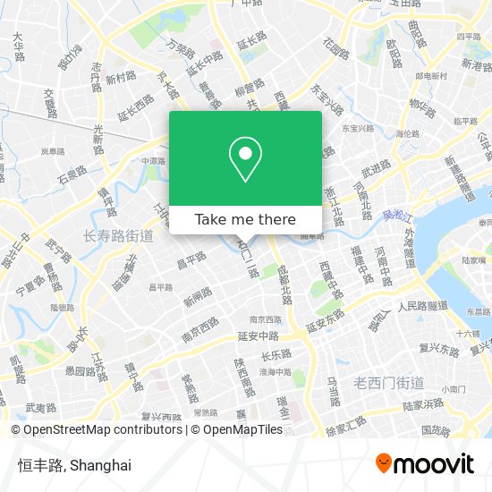 恒丰路 map