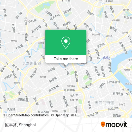 恒丰路 map