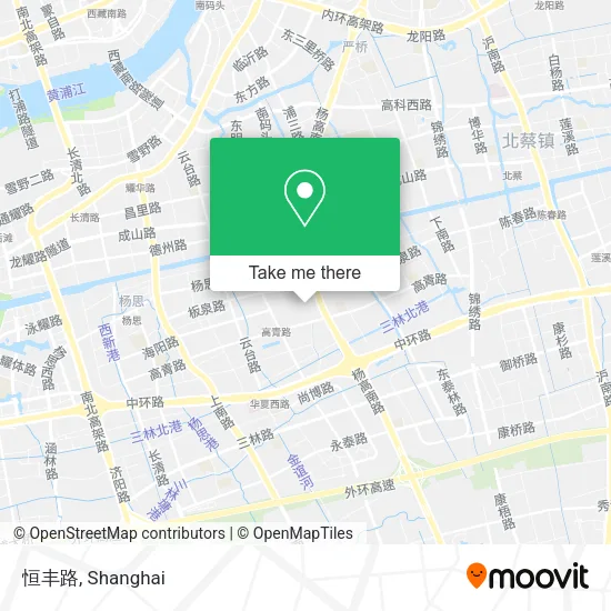 恒丰路 map