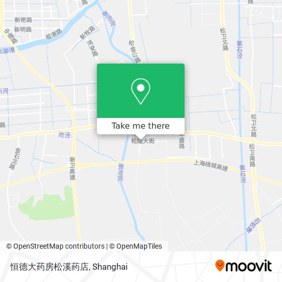 恒德大药房松溪药店 map