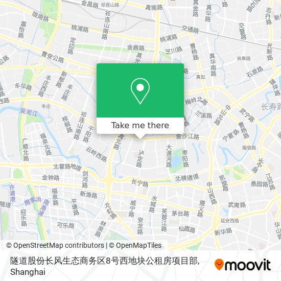 隧道股份长风生态商务区8号西地块公租房项目部 map