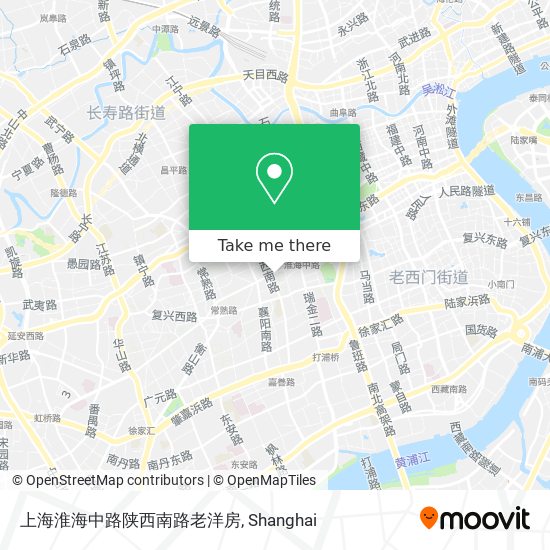 上海淮海中路陕西南路老洋房 map