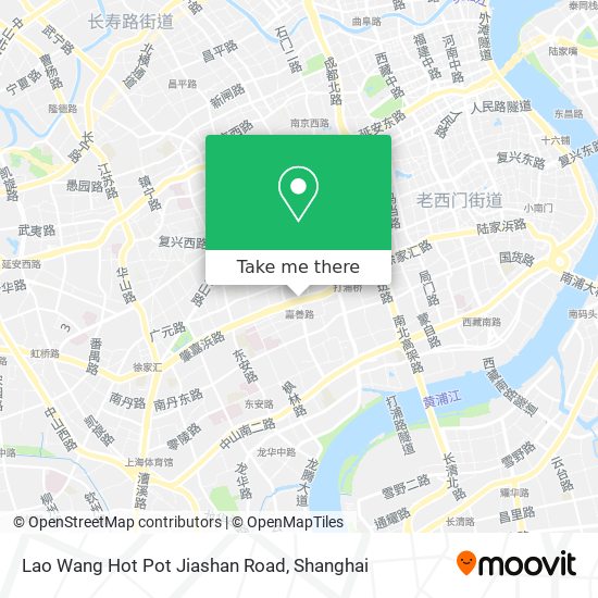 Lao Wang Hot Pot Jiashan Road map