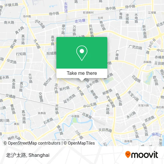 老沪太路 map
