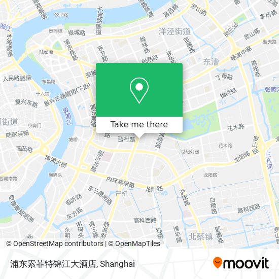 浦东索菲特锦江大酒店 map