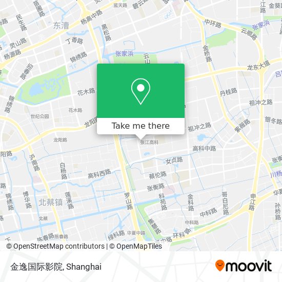 金逸国际影院 map